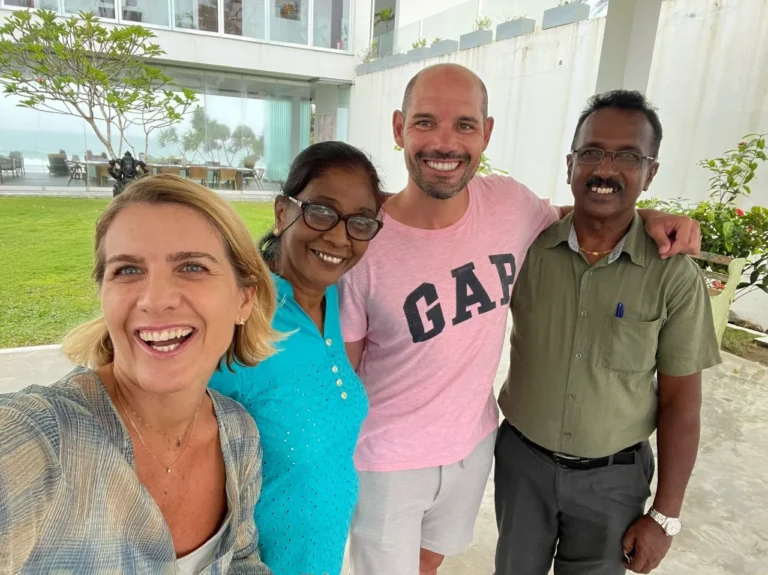 Happy guests with Susil – Island Walkers